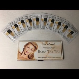 Too Faced Born This Way med-full 10 samples pallet